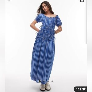 ASOS Shirred Maxi Dress